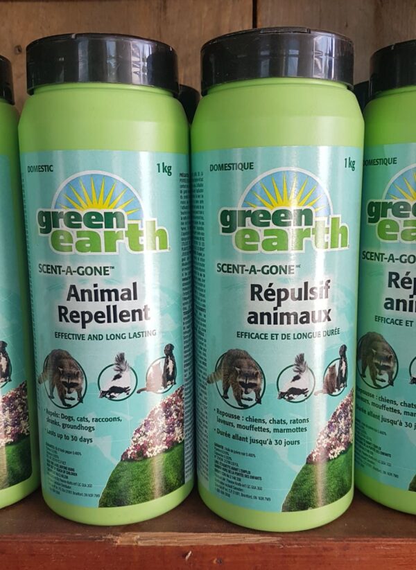 Green Earth Scent-A-Gone - Répulsif pour Animaux 1kg